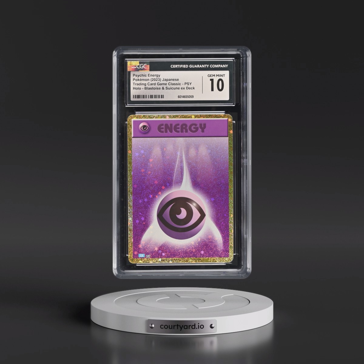 2023 Trading Card Game Classic - CLF, CLL, CLK #PSY Psychic Energy - Blastoise & Suicune ex Deck - CLK Holo (CGC 10 GEM MINT)