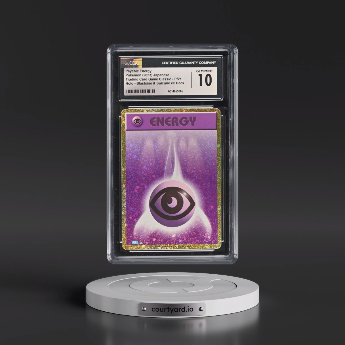2023 Trading Card Game Classic - CLF, CLL, CLK #PSY Psychic Energy - Blastoise & Suicune ex Deck - CLK Holo (CGC 10 GEM MINT)