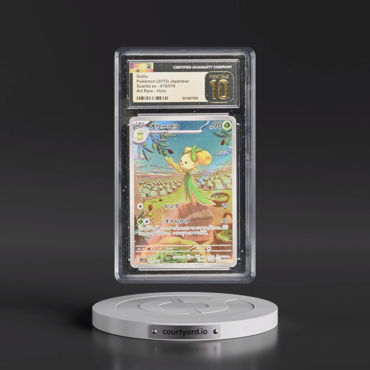 2023 Scarlet ex #079/078 Dolliv - Art Rare Holo (CGC 10 PRISTINE)