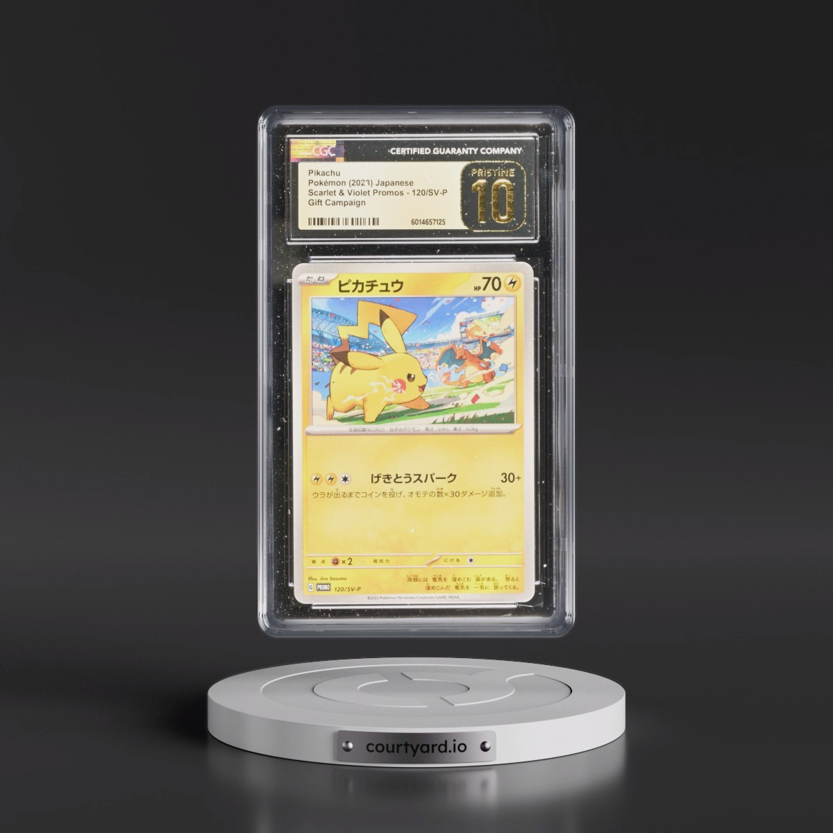 2022 Scarlet & Violet Promos #120/SV-P Pikachu - Gift Campaign (CGC 10 PRISTINE)