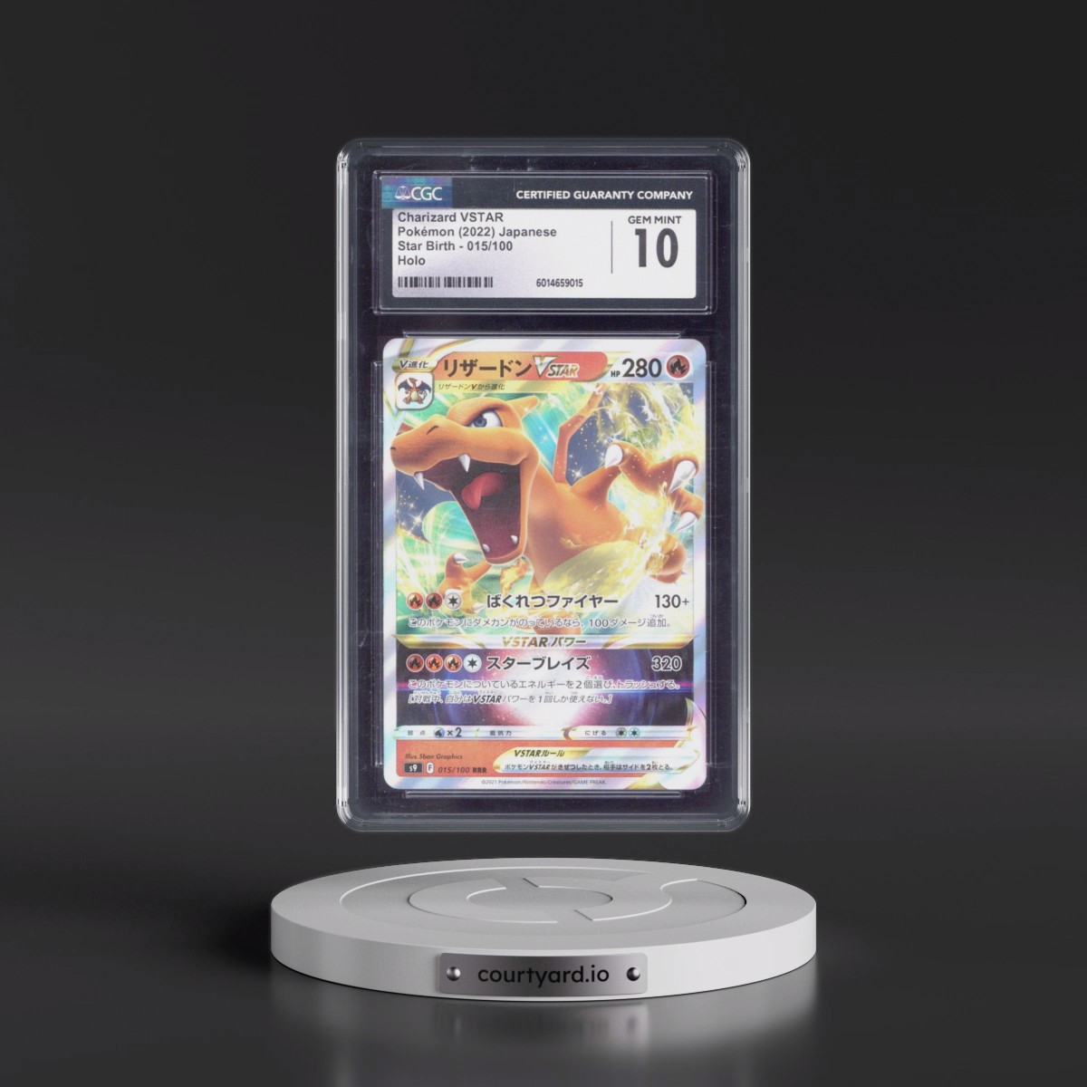 2022 Star Birth #015/100 Charizard VSTAR - Holo (CGC 10 GEM MINT)