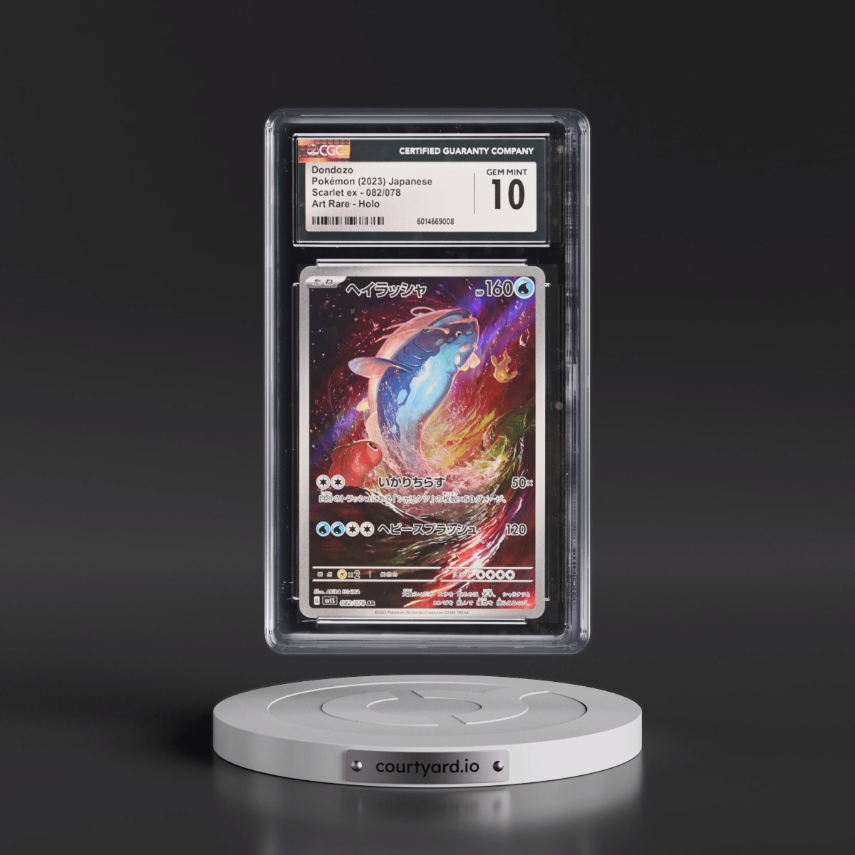 2023 Scarlet ex Dondozo - Art Rare Holo #082/078 CGC 10