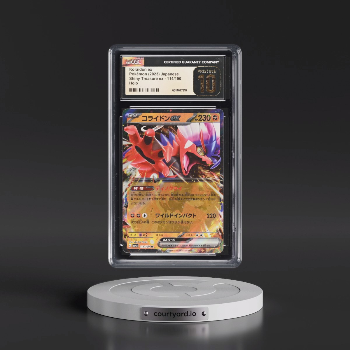 2023 Shiny Treasure ex #114/190 Koraidon ex - Holo (CGC 10 PRISTINE)