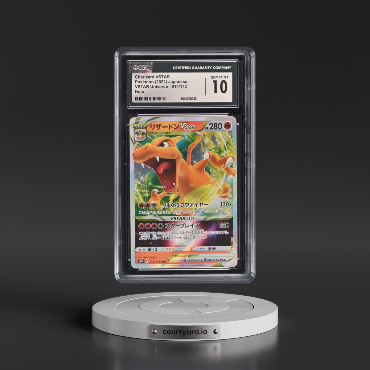 2022 VSTAR Universe #014/172 Charizard VSTAR - Holo (CGC 10 GEM MINT)