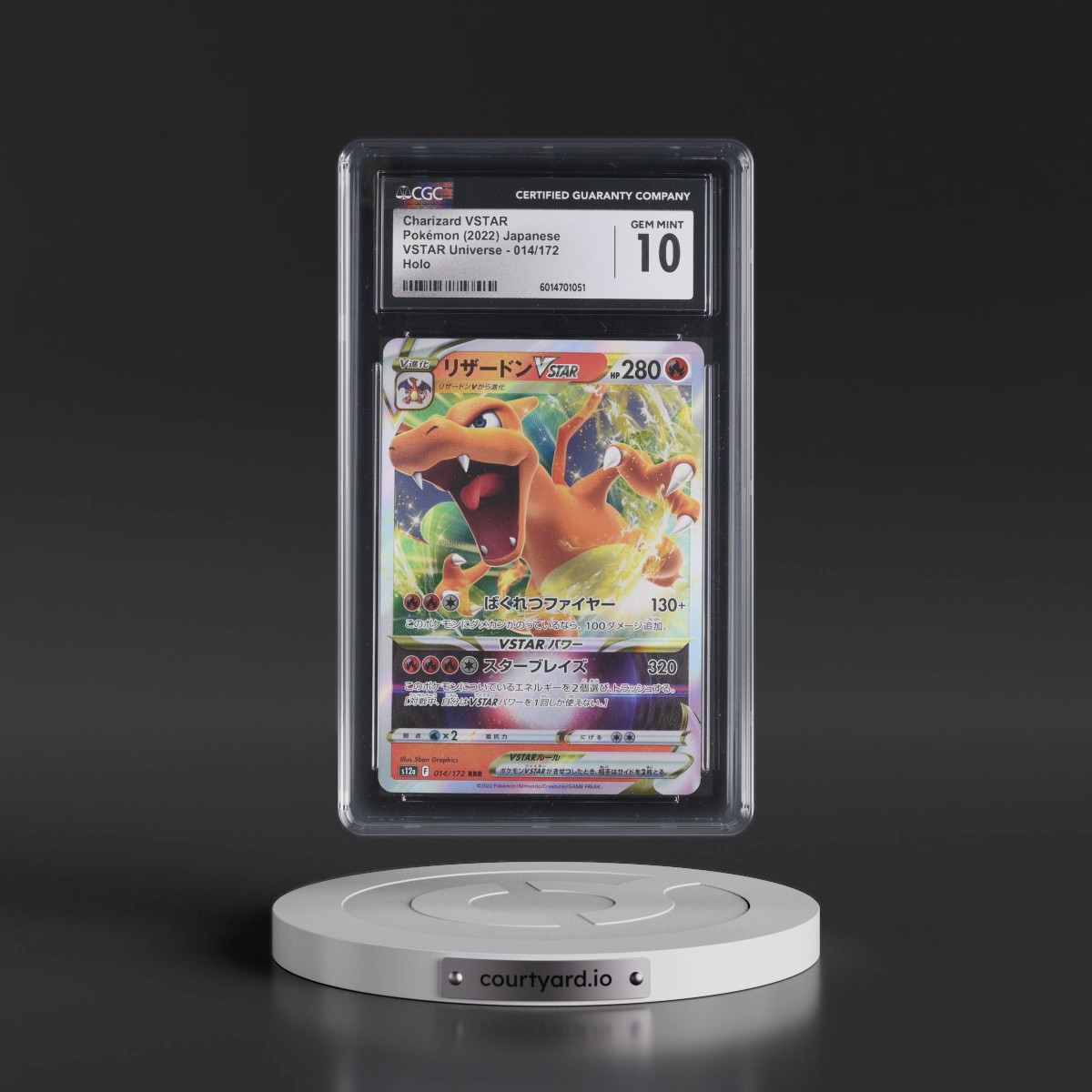 2022 VSTAR Universe #014/172 Charizard VSTAR - Holo (CGC 10 GEM MINT)