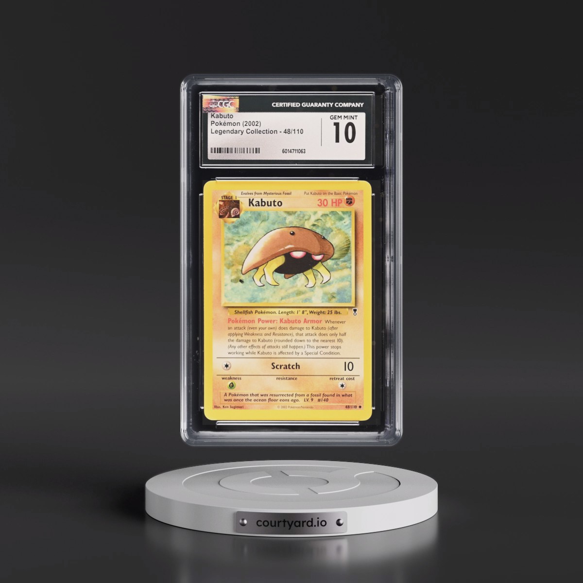2002 Legendary Collection #48/110 Kabuto (CGC 10 GEM MINT)
