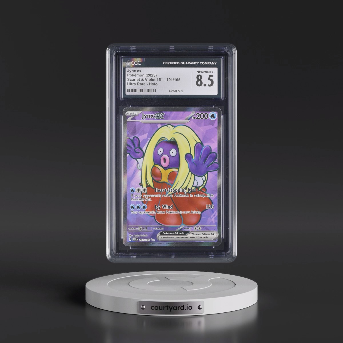 2023 Scarlet & Violet 151 - MEW EN #191/165 Jynx ex - Ultra Rare Holo (CGC 8.5 NM-MT+)