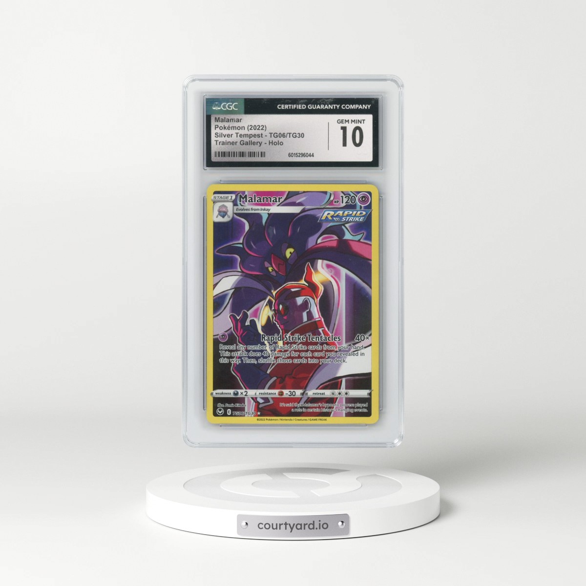2022 Silver Tempest #TG06/TG30 Malamar - Character Rare (CGC 10 GEM MINT)