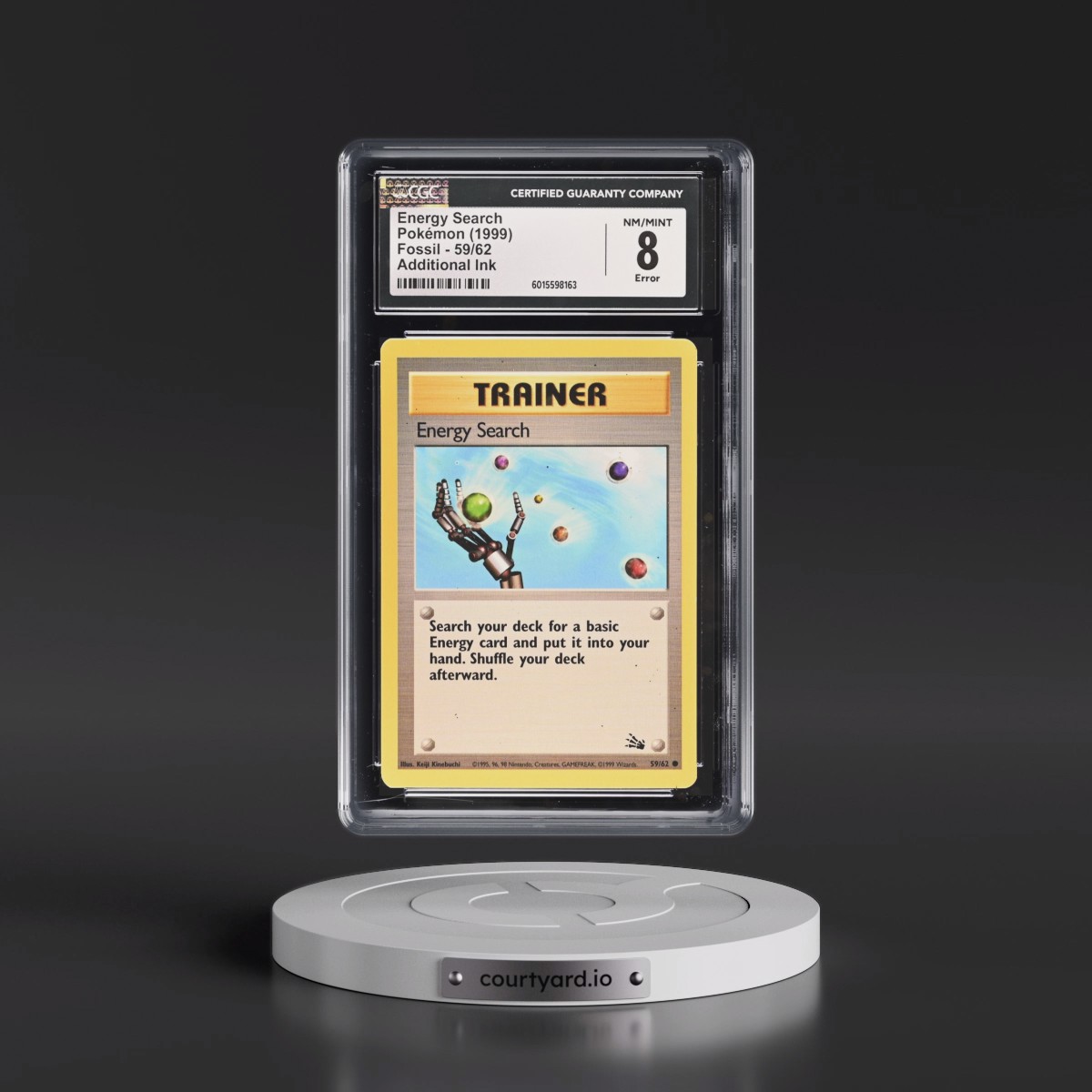 1999 Fossil #59/62 Energy Search (CGC 8 NM-MT)