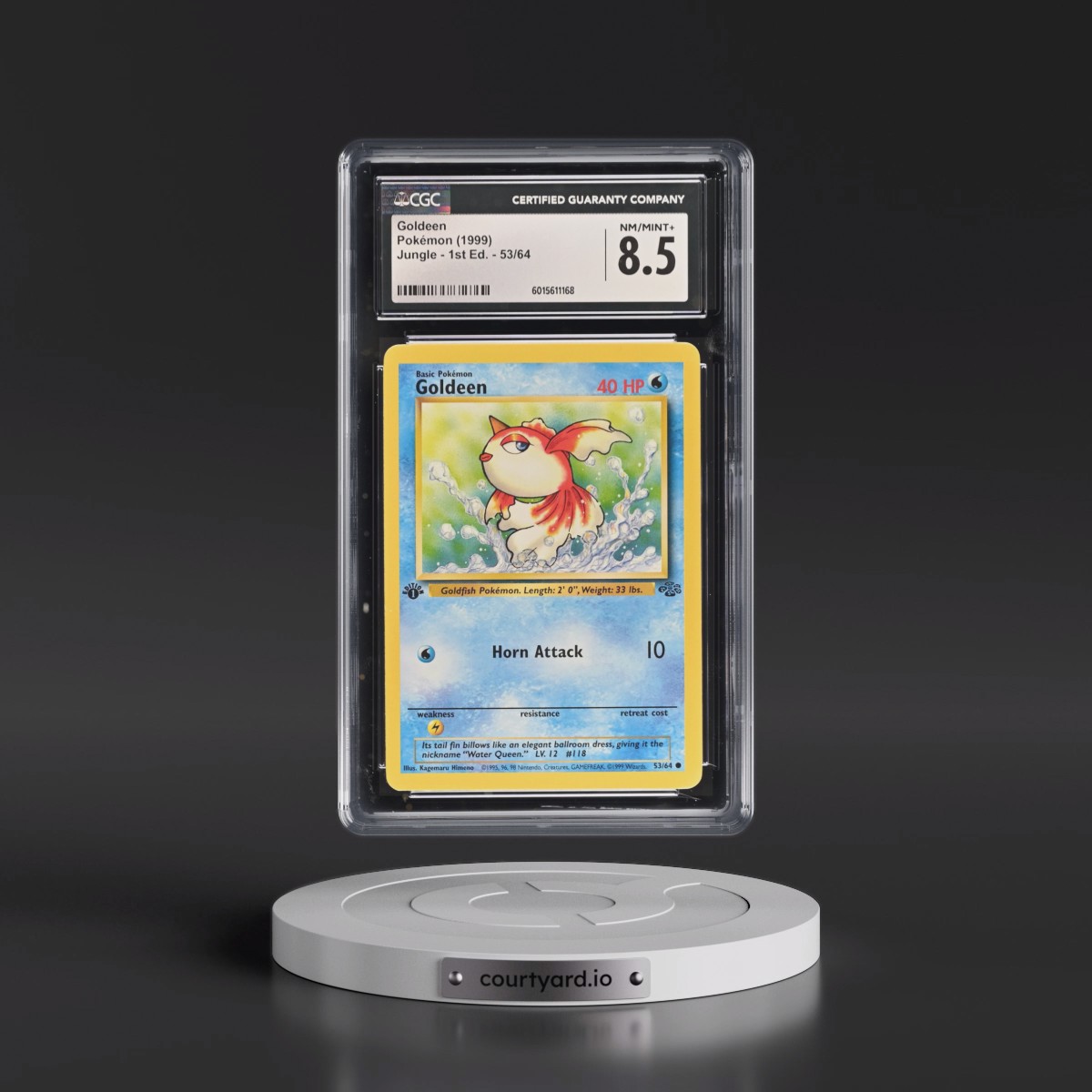 1999 Jungle #53/64 Goldeen - 1st Edition 1st Edition (CGC 8.5 NM-MT+)