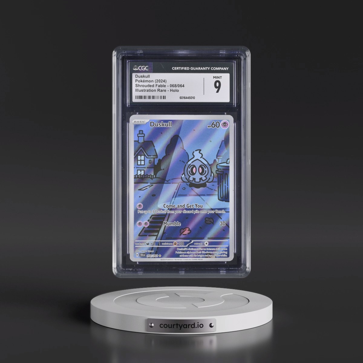 2023 Shrouded Fable - SFA EN #068/064 Duskull - Illustration Rare Holo (CGC 9 MINT)