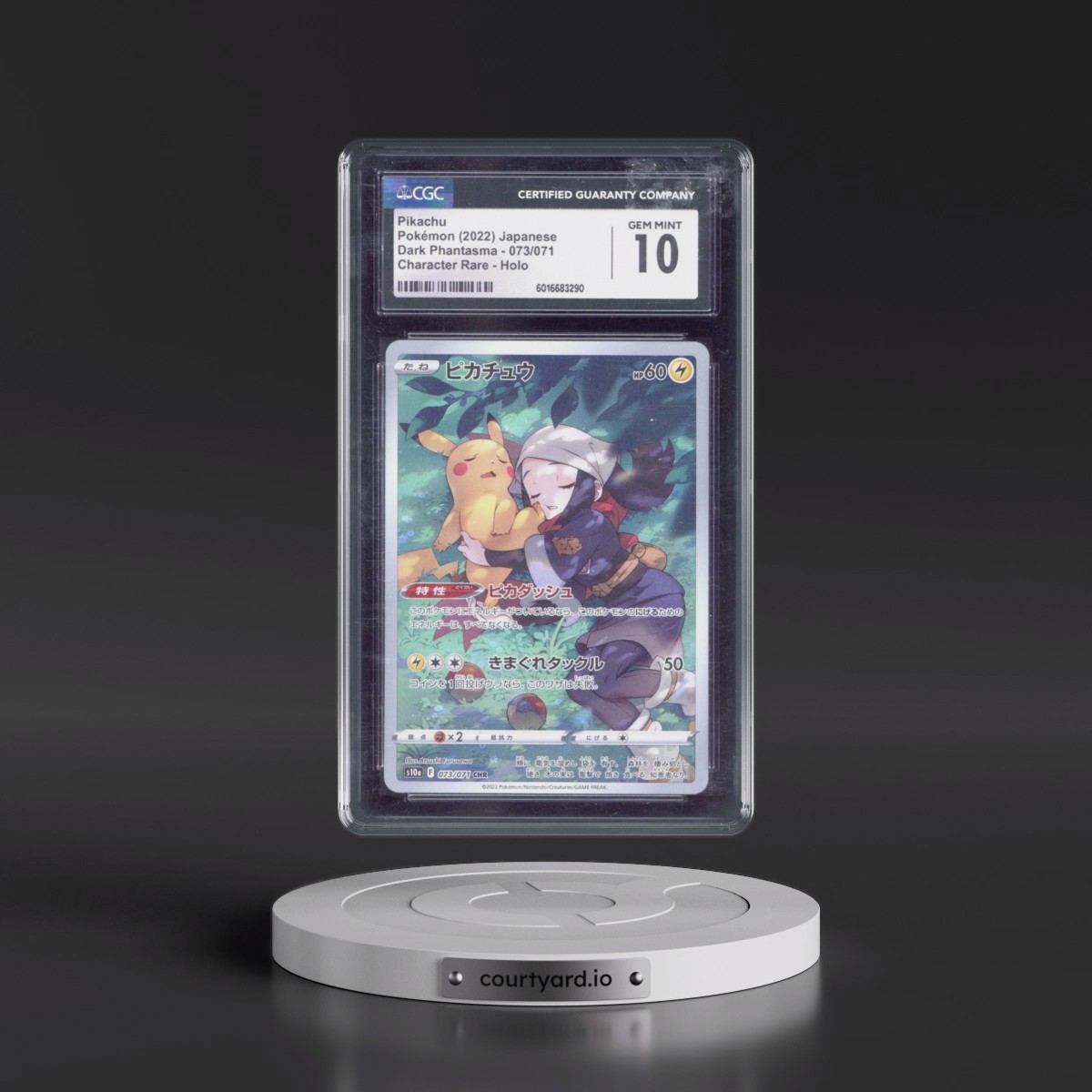 2021 Dark Phantasma #073/071 Pikachu - Character Rare Holo (CGC 10 GEM MINT)