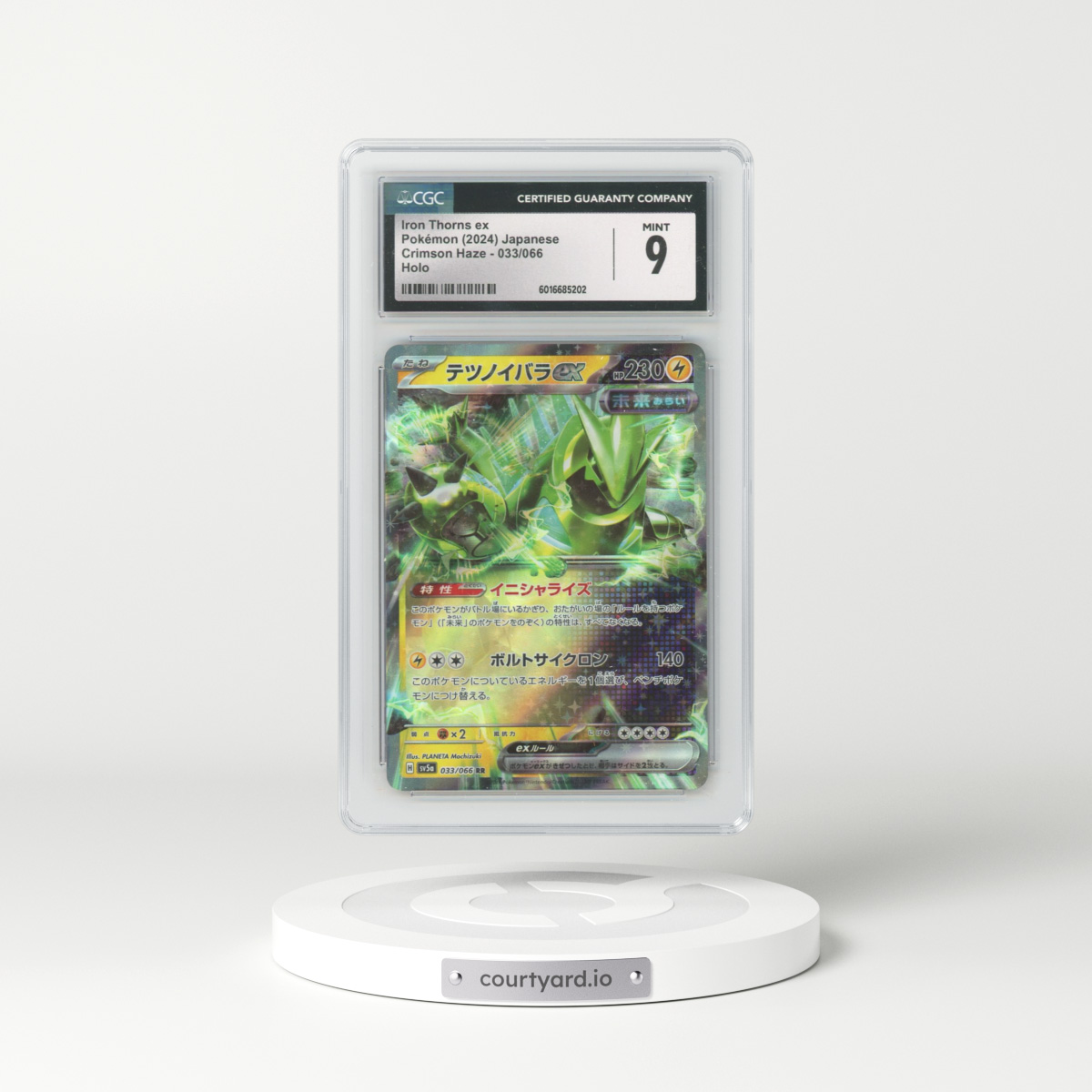 2024 Crimson Haze #033/066 Iron Thorns ex - Holo (CGC 9 MINT)