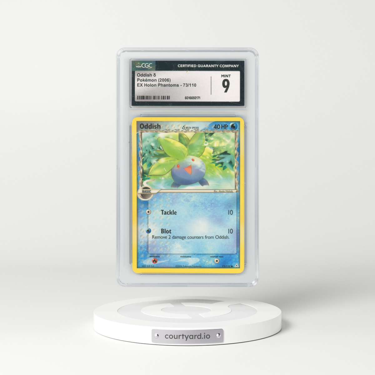 2006 EX Holon Phantoms #73/110 Oddish δ (CGC 9 MINT)
