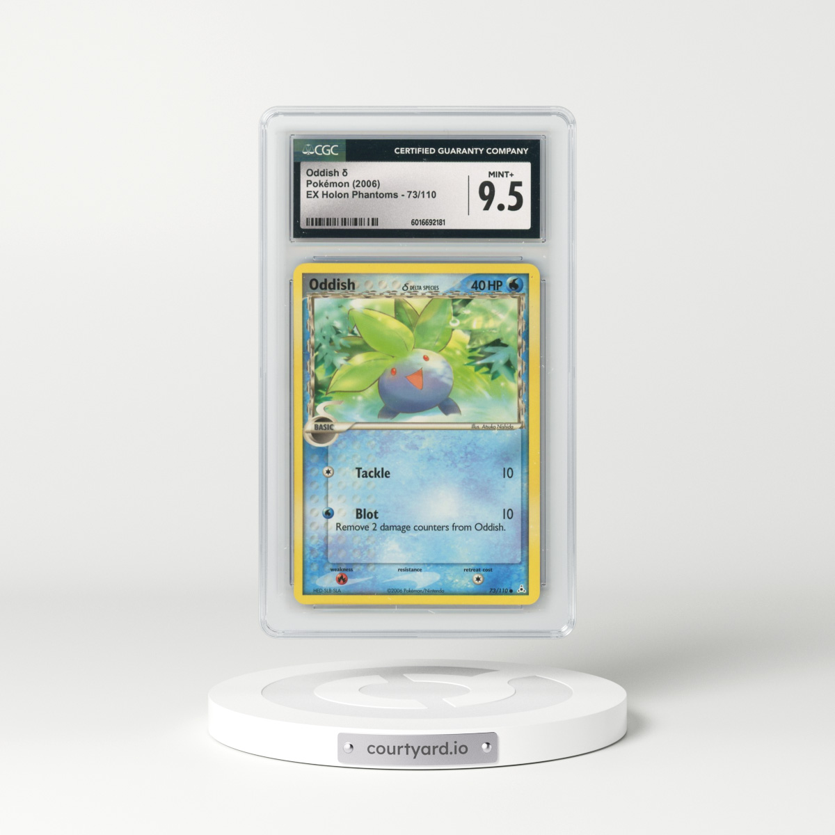 2006 EX Holon Phantoms #73/110 Oddish δ (CGC 9.5 MINT+)