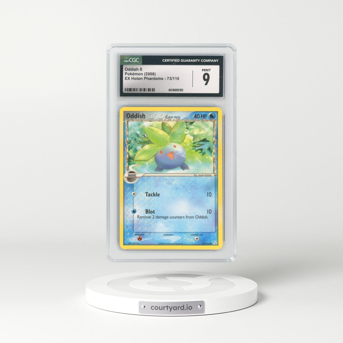 2006 EX Holon Phantoms #73/110 Oddish δ (CGC 9 MINT)