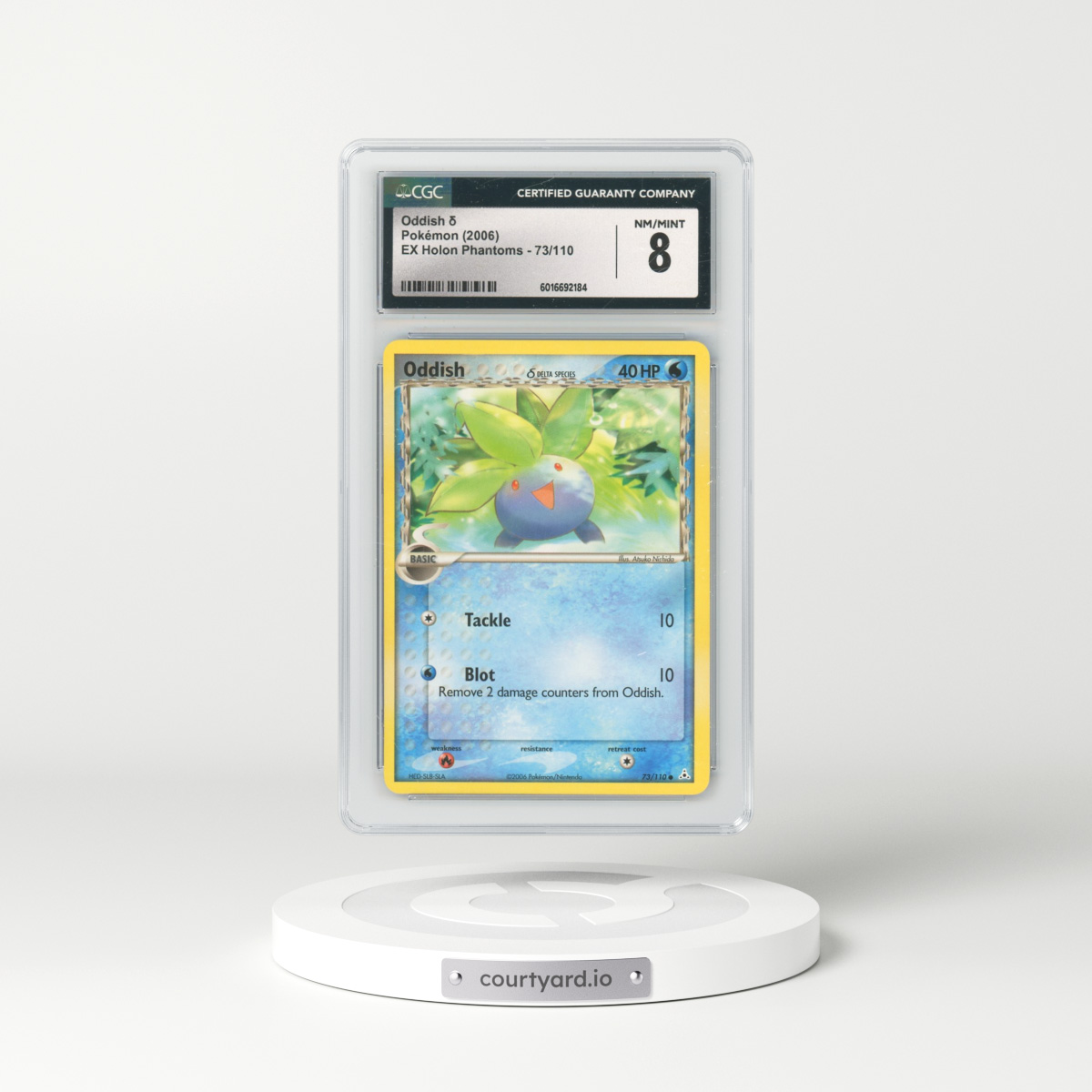 2006 EX Holon Phantoms #73/110 Oddish δ (CGC 8 NM-MT)