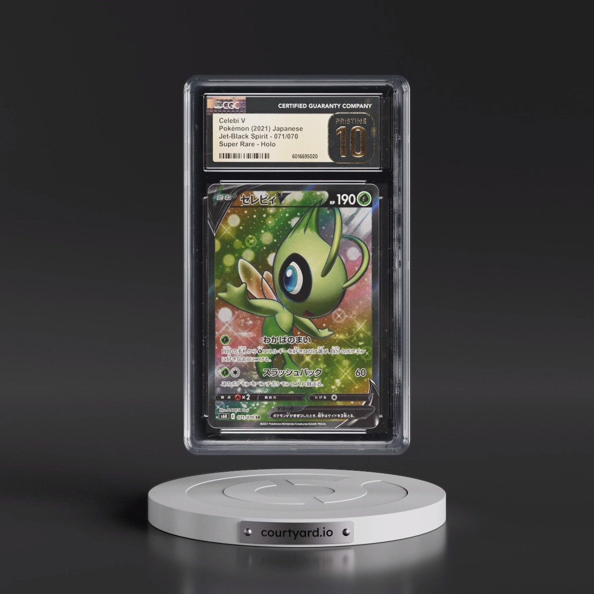 2021 Jet-Black Spirit #071/070 Celebi V - Super Rare Holo (CGC 10 PRISTINE)