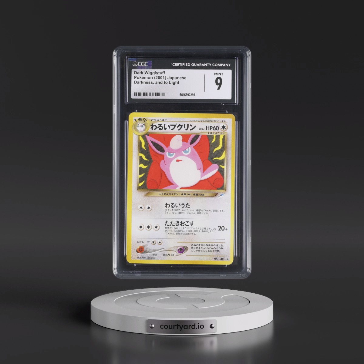 2001 Darkness, and to Light Dark Wigglytuff (CGC 9 MINT)