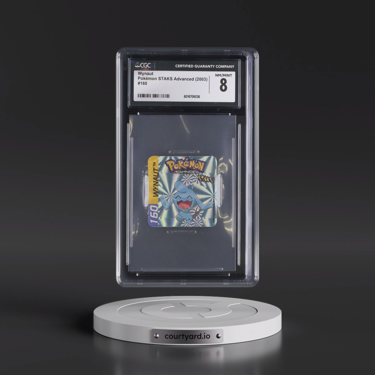 2003 Pokémon STAKS Advanced (2003 Panini) - English #160 Wynaut (CGC 8 NM-MT)