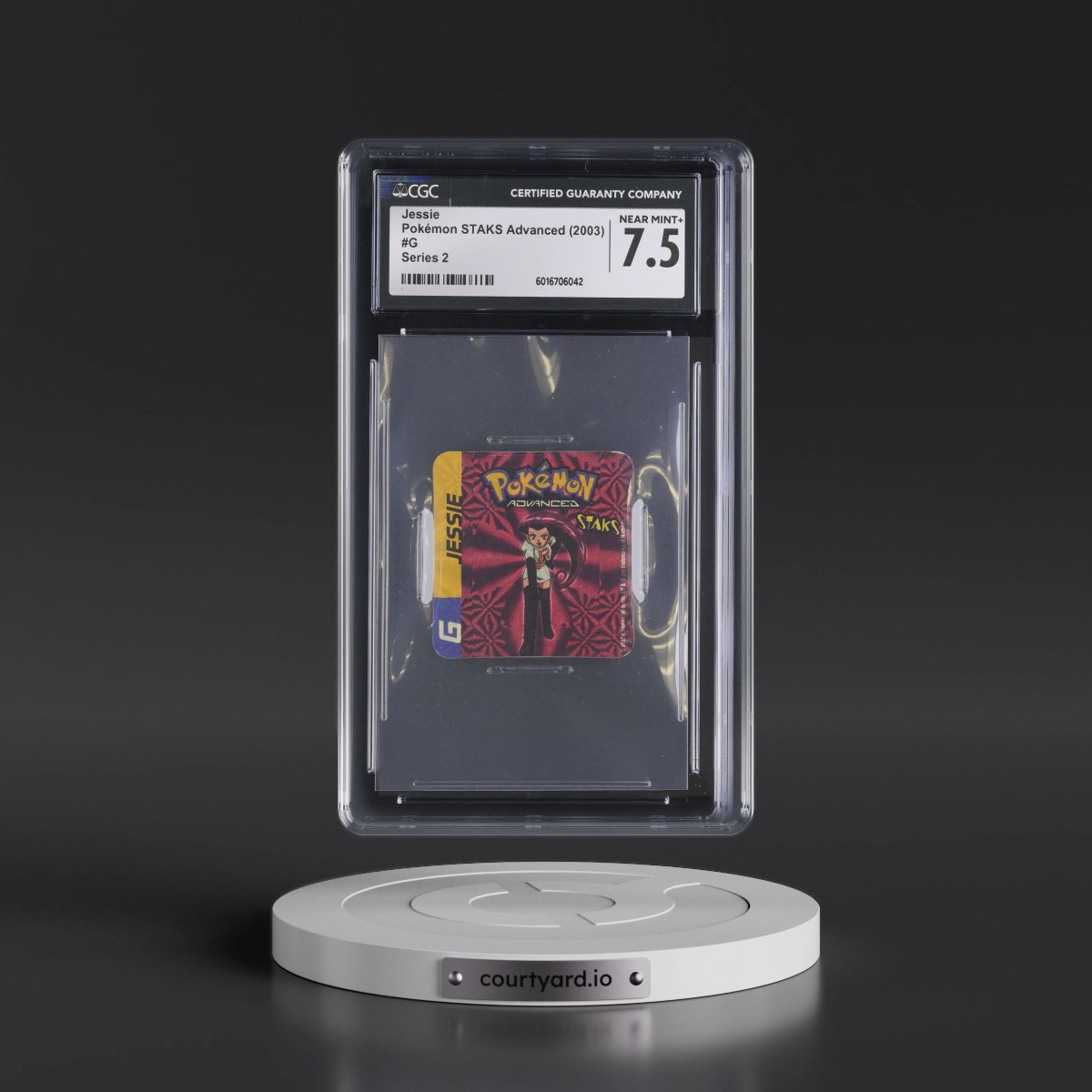 2003 Pokémon STAKS Advanced (2003 Panini) - English #G Jessie - Series 2 (CGC 7.5 NM+)