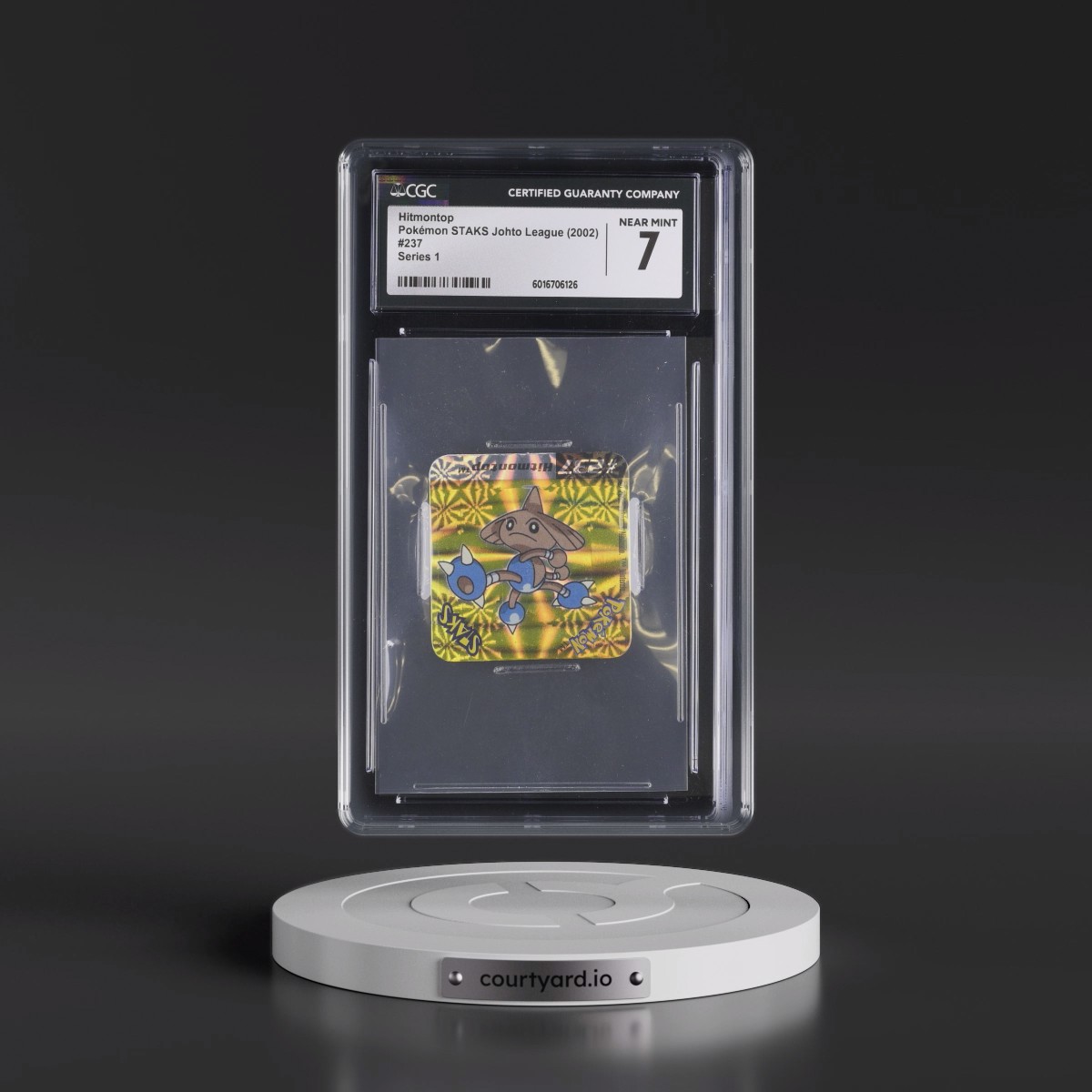 2002 Pokémon STAKS Johto League (Panini 2002) - English #237 Hitmontop - Series 1 (CGC 7 NM)