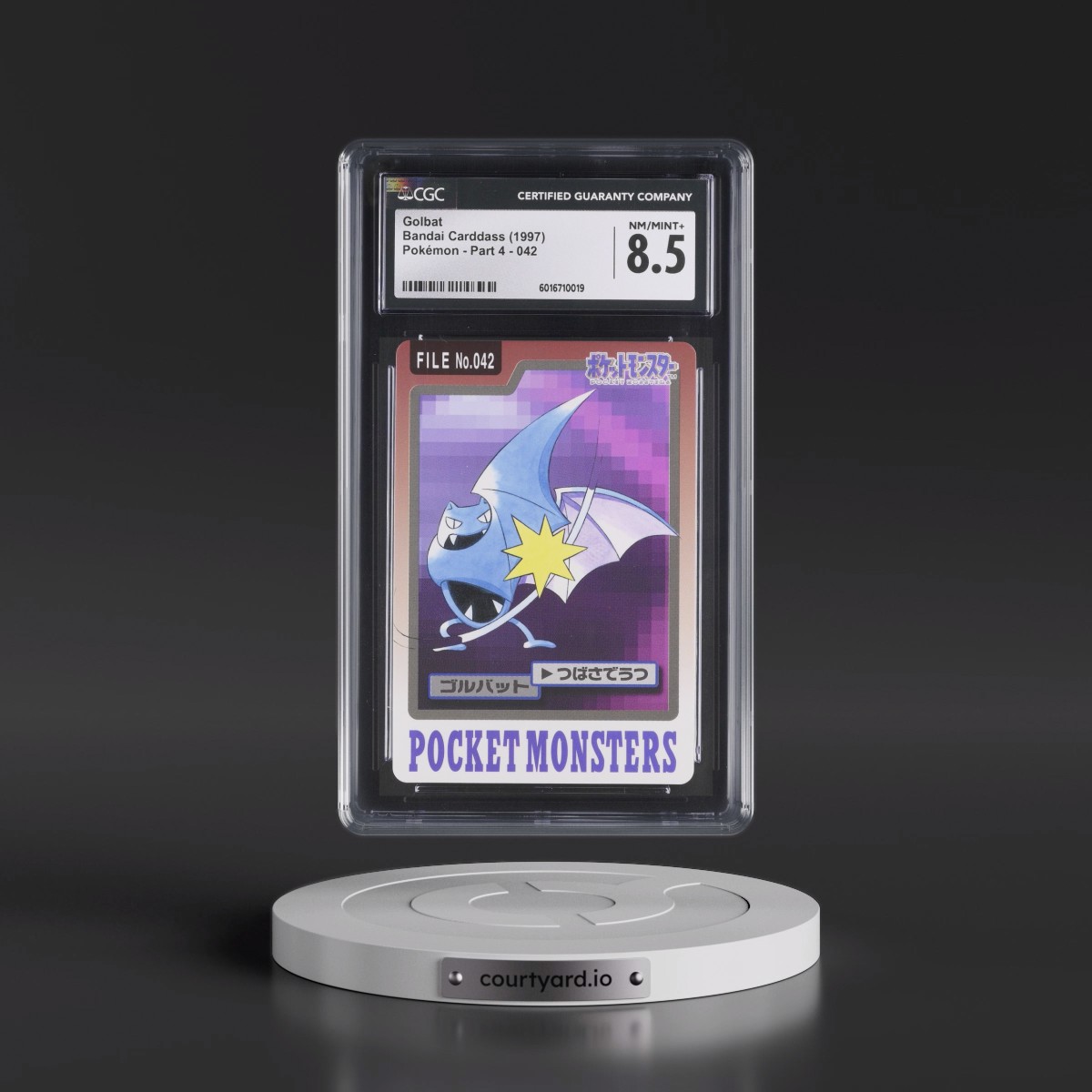 1997 (Pocket Monsters on Bottom) Part 4 #042 Golbat (CGC 8.5 NM-MT+)