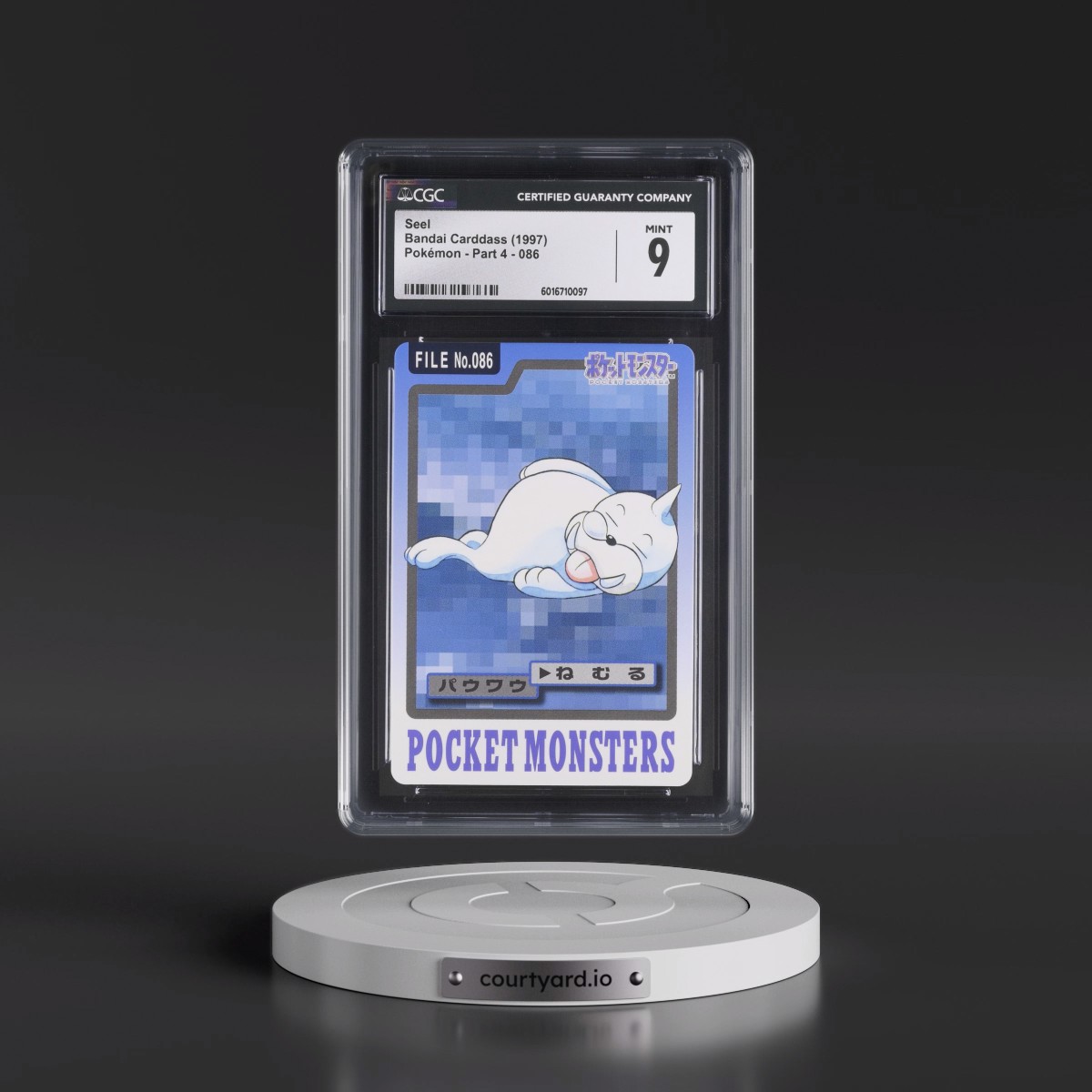 1997 (Pocket Monsters on Bottom) Part 4 #086 Seel (CGC 9 MINT)