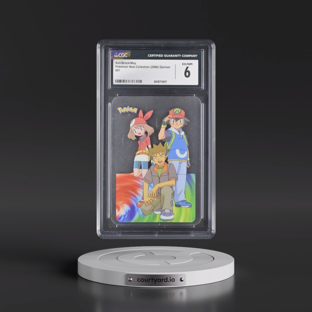 2006 Pokémon New Collection (2006)(2005 on Card) #001 Ash/Brock/May (CGC 6 EX-NM)
