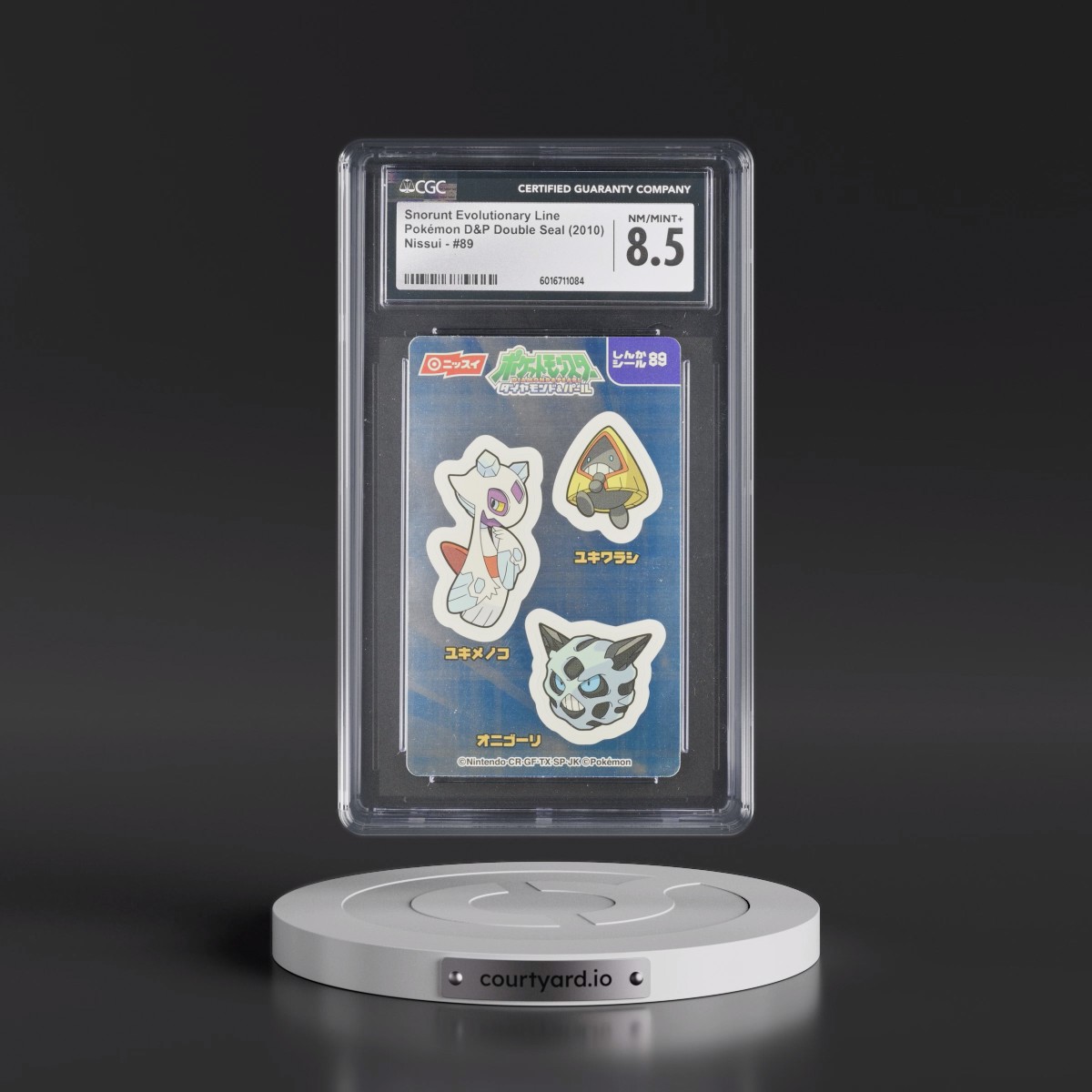 2006 Pokémon DP Double Seal (Nissui) - Japanese #89 Snorunt Evolutionary Line (CGC 8.5 NM-MT+)
