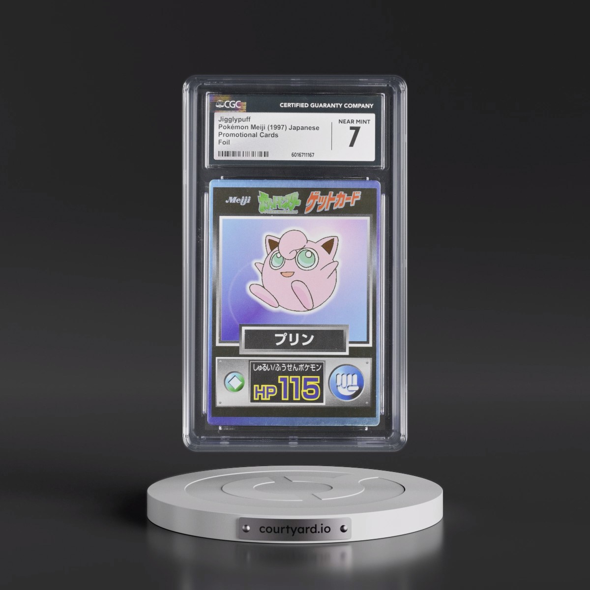 1997 Promotional Cards (1997 Type.HP.Hand Symbol) Jigglypuff - Foil (CGC 7 NM)