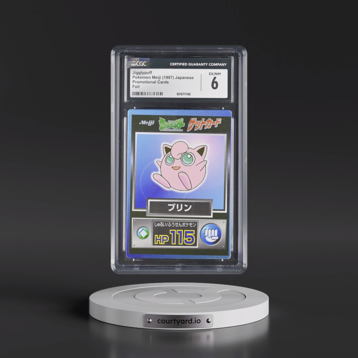 1997 Promotional Cards (1997 Type.HP.Hand Symbol) Jigglypuff - Foil (CGC 6 EX-NM)