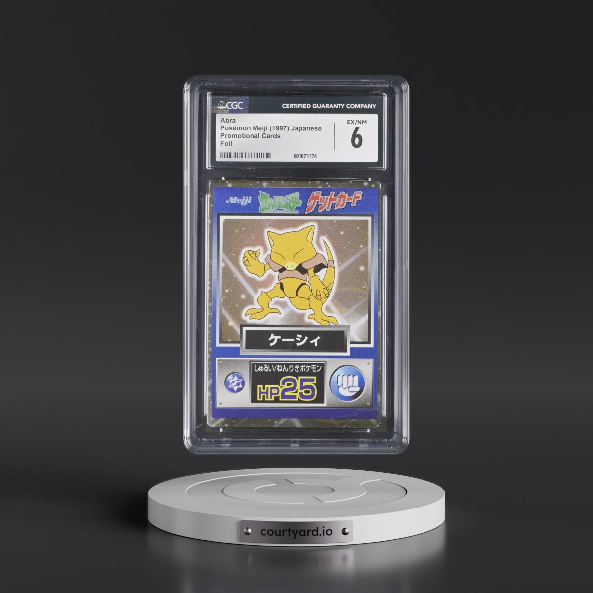 1997 Promotional Cards (1997 Type.HP.Hand Symbol) Abra - Foil (CGC 6 EX-NM)