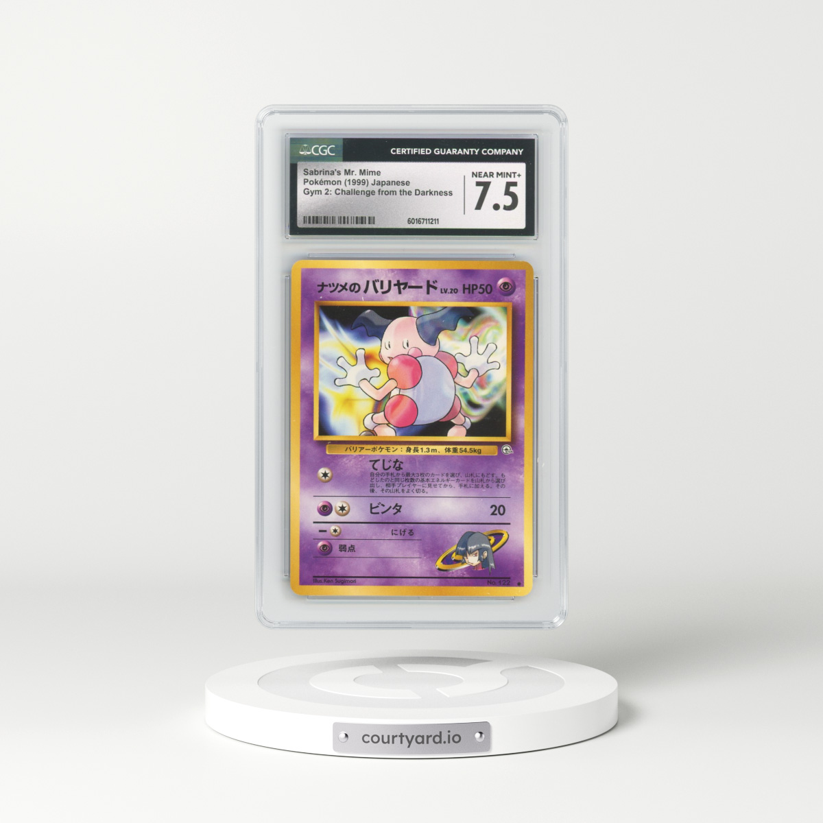 1999 Gym 2: Challenge from the Darkness Sabrina's Mr. Mime (CGC 7.5 NM+)