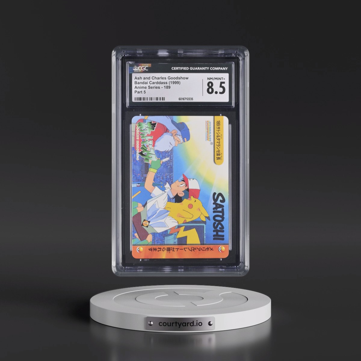 1998 Anime Series #189 Ash and Charles Goodshow - Part 5 (CGC 8.5 NM-MT+)