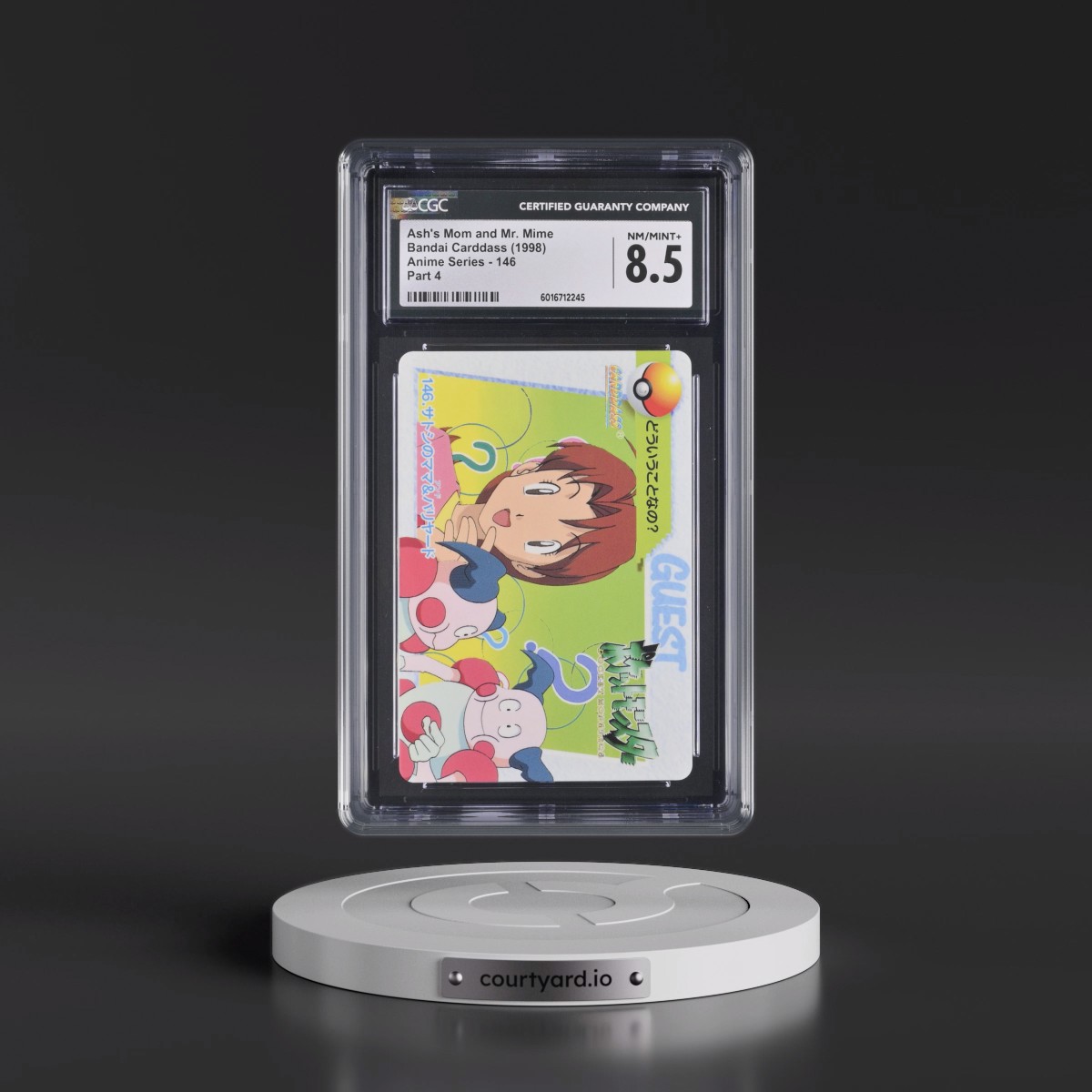 1998 Anime Series #146 Ash's Mom and Mr. Mime - Part 4 (CGC 8.5 NM-MT+)