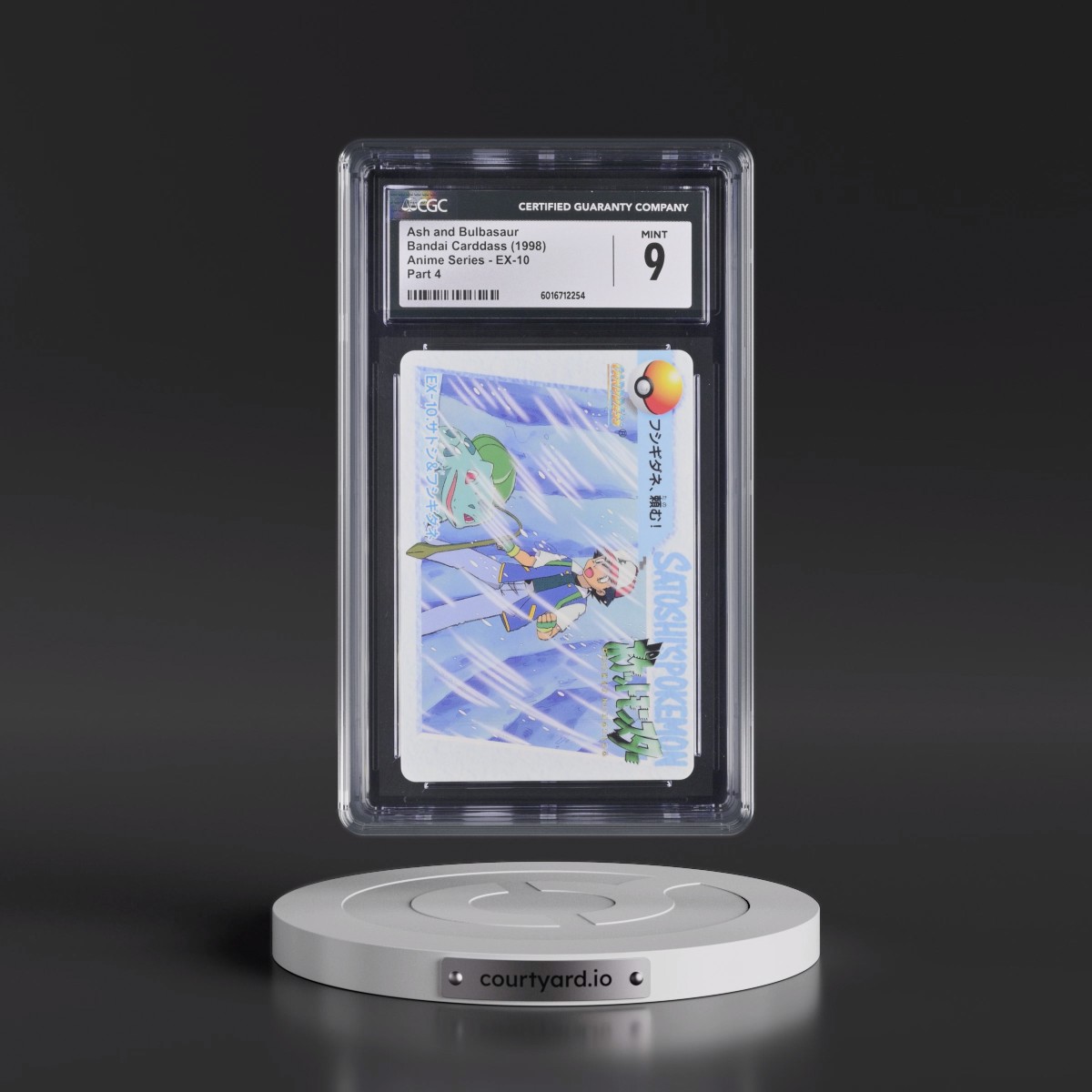 1998 Anime Series #EX-10 Ash and Bulbasaur - Part 4 (CGC 9 MINT)