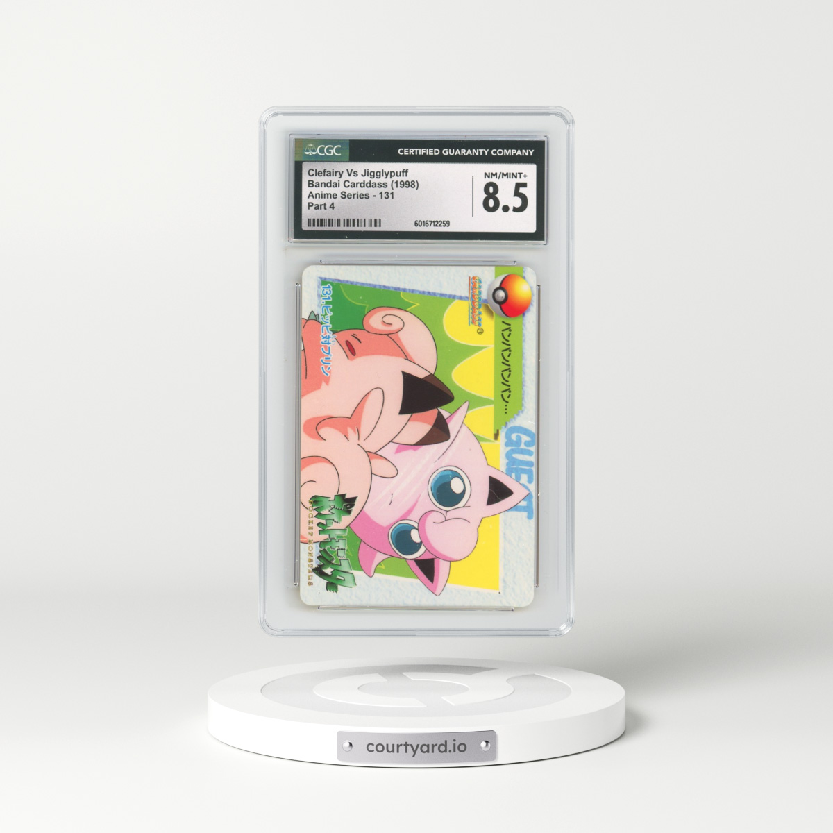 1998 Anime Series #131 Clefairy Vs Jigglypuff - Part 4 (CGC 8.5 NM-MT+)