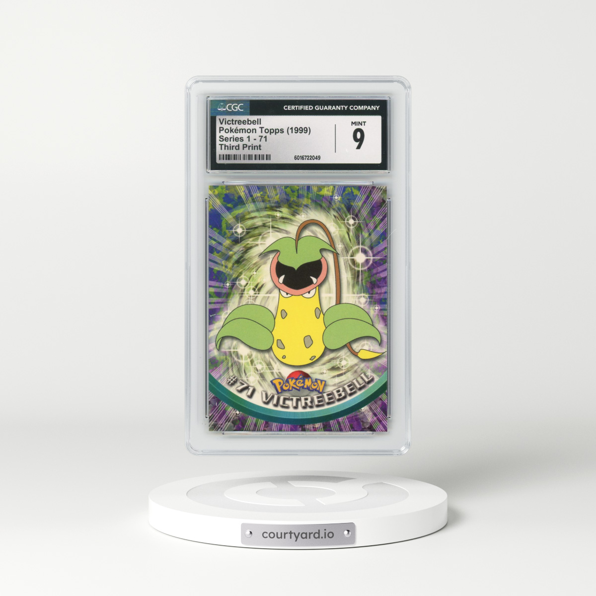 1999 Series 1 (Oval Nintendo Seal) #71 Victreebell - Third Print (Green Logo) (CGC 9 MINT)