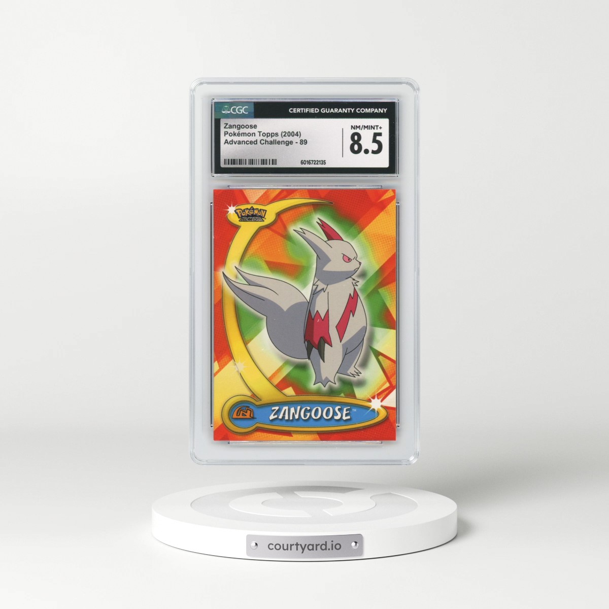 2004 Advanced Challenge #89 Zangoose (CGC 8.5 NM-MT+)