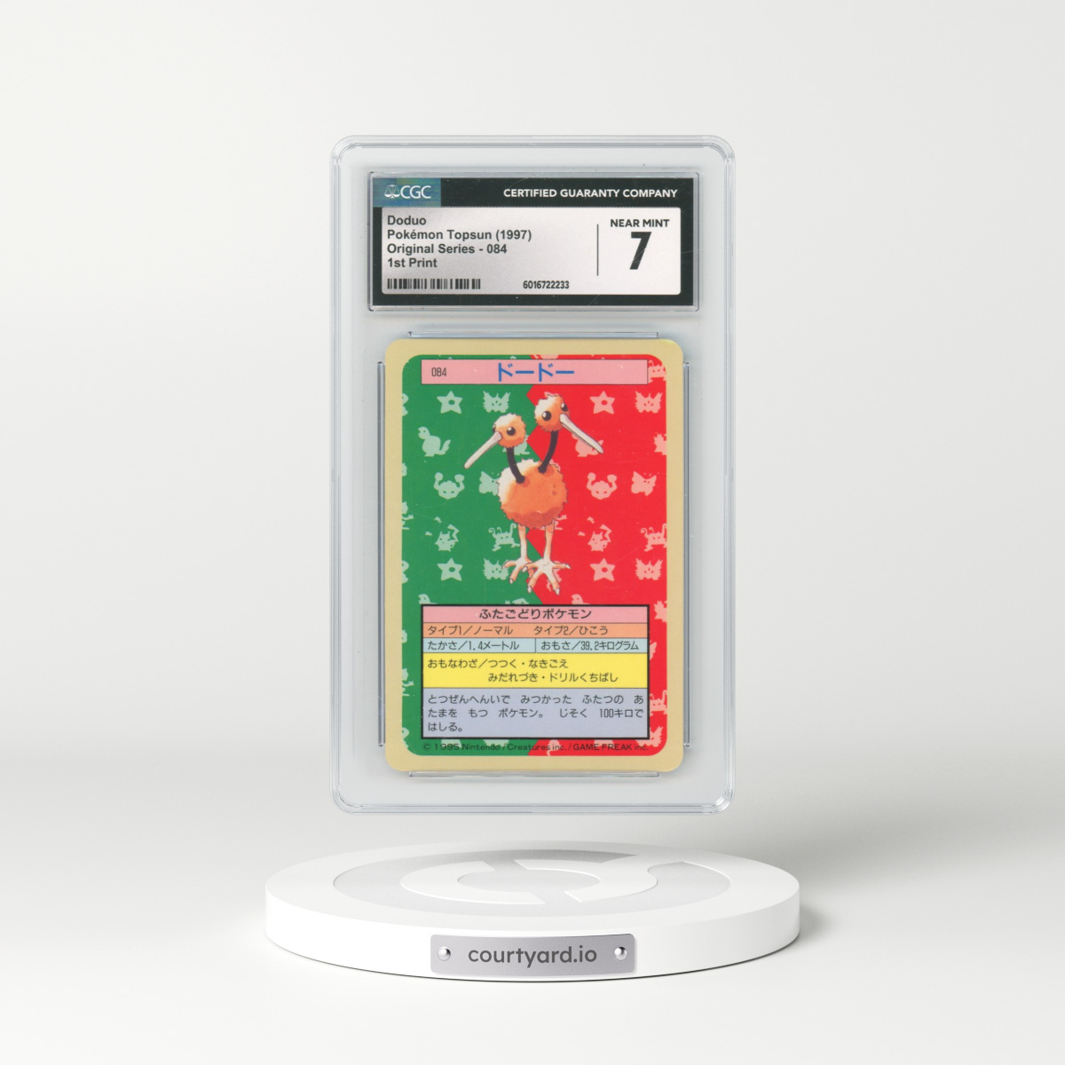 1997 (Only One Pokémon) Original Series #084 Doduo - (Blue Back) 1st Print (CGC 7 NM)