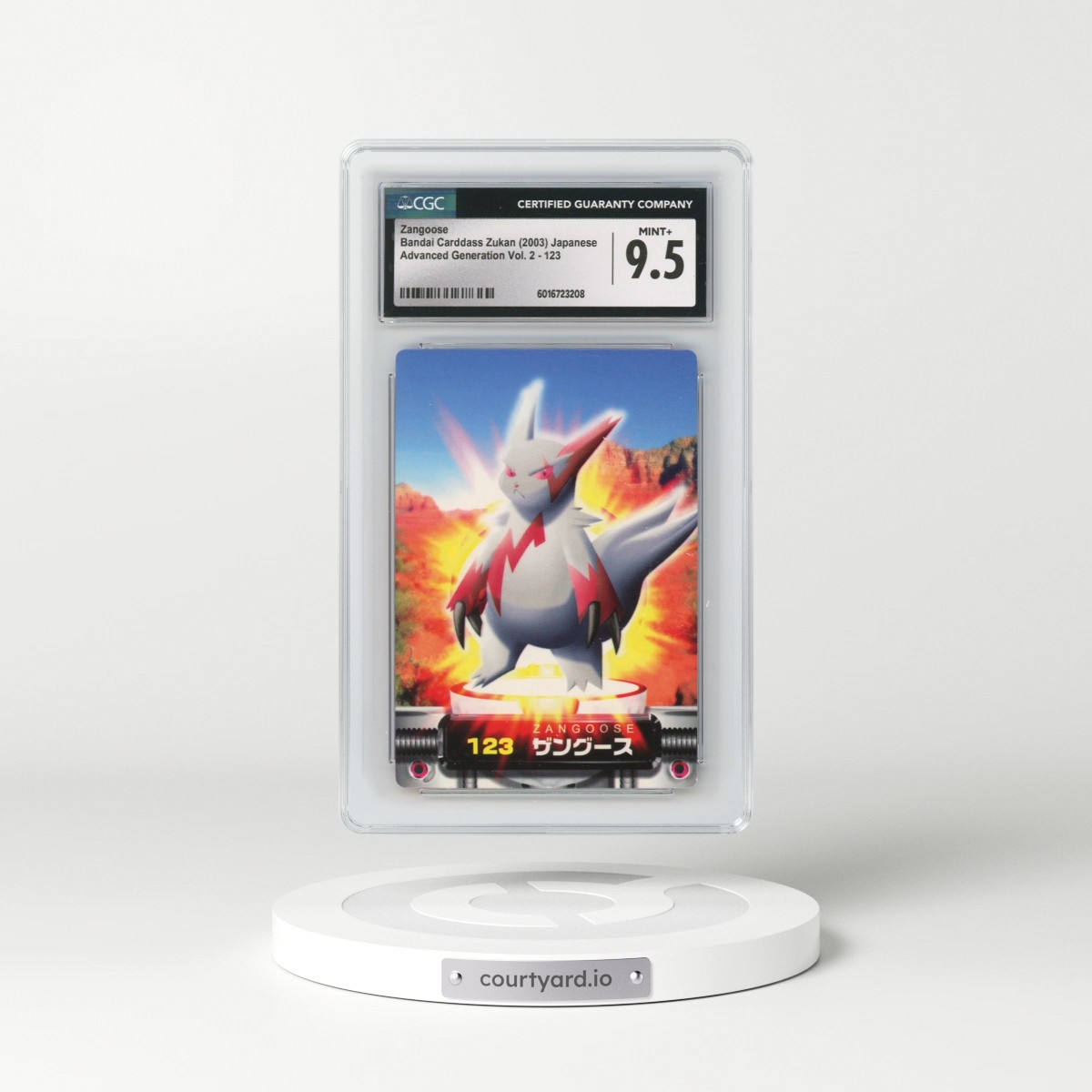 2003 Advanced Generation Vol. 2 #123 Zangoose (CGC 9.5 MINT+)