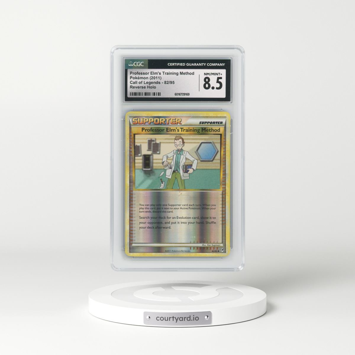 2011 Call of Legends #82/95 Professor Elm's Training Method - Reverse Holo (CGC 8.5 NM-MT+)