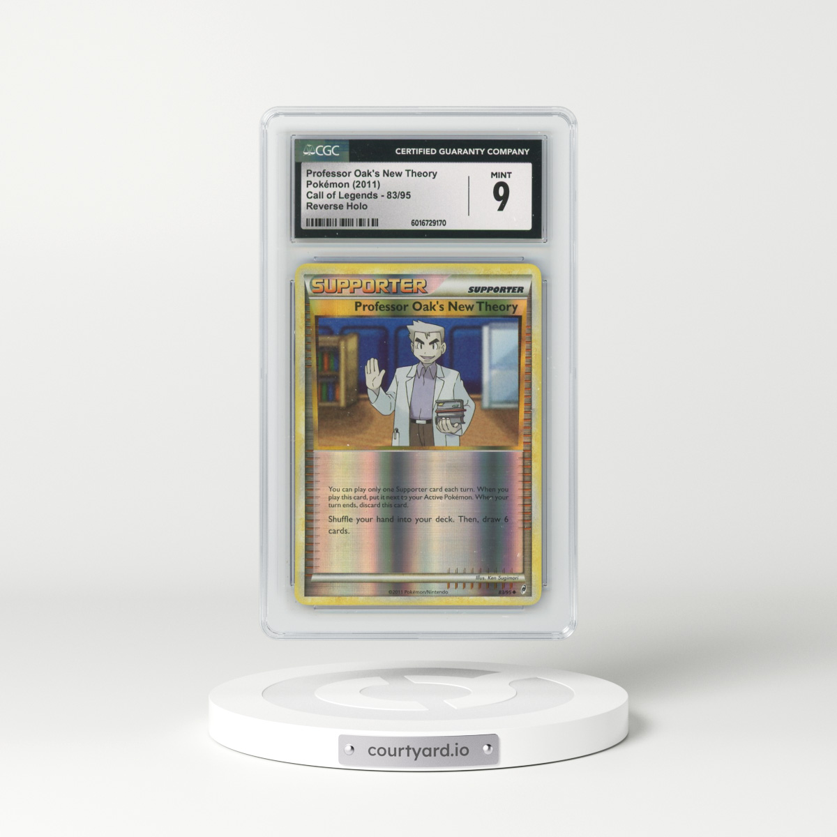 2011 Call of Legends #83/95 Professor Oak's New Theory - Reverse Holo (CGC 9 MINT)