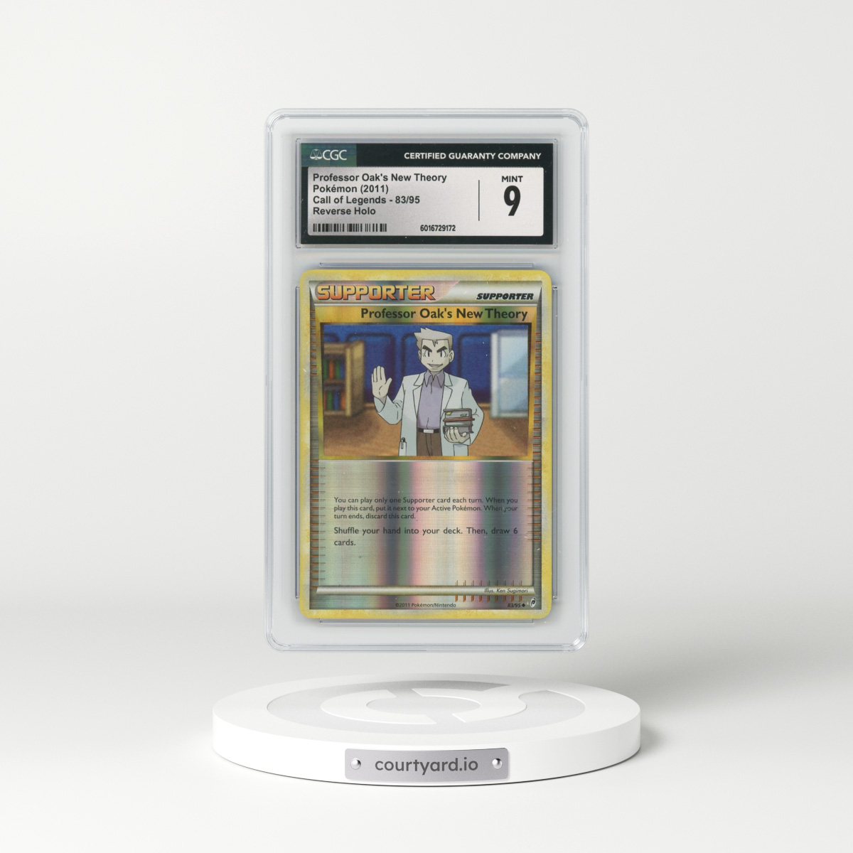 2011 Call of Legends #83/95 Professor Oak's New Theory - Reverse Holo (CGC 9 MINT)
