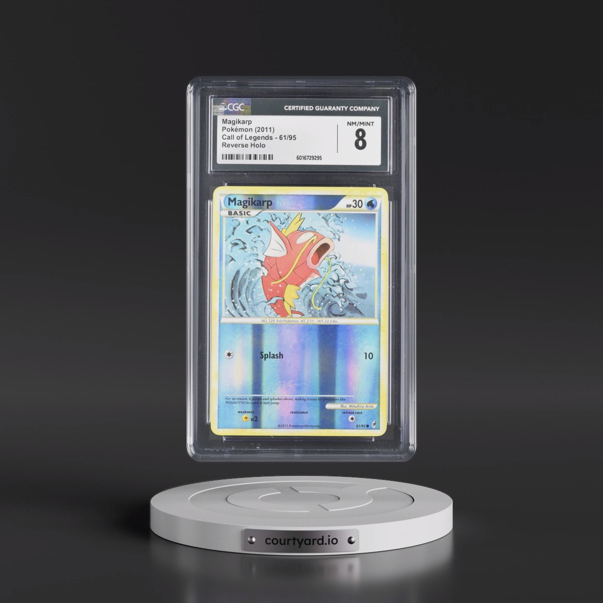 2011 Call of Legends #61/95 Magikarp - Reverse Holo (CGC 8 NM-MT)