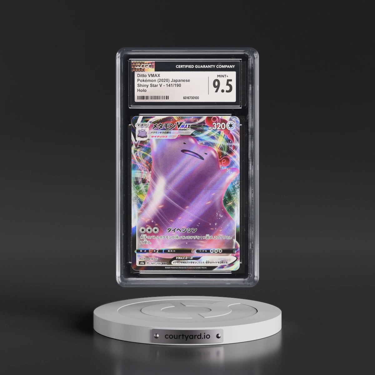 2020 Shiny Star V #141/190 Ditto VMAX - Holo (CGC 9.5 MINT+)