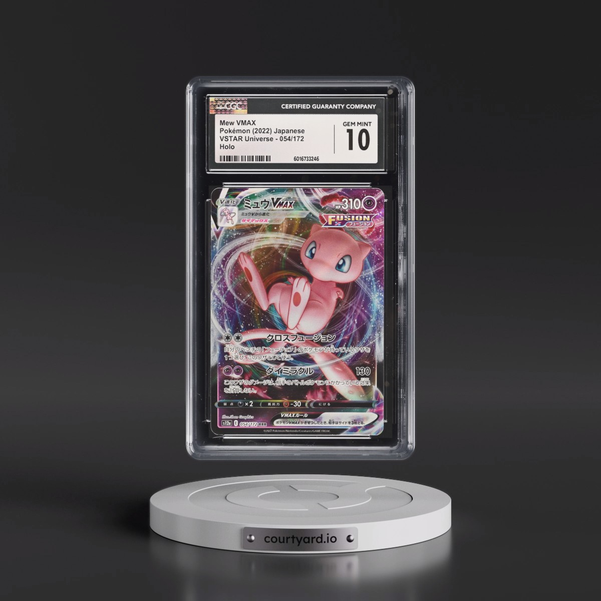 2022 VSTAR Universe #054/172 Mew VMAX - Holo (CGC 10 GEM MINT)