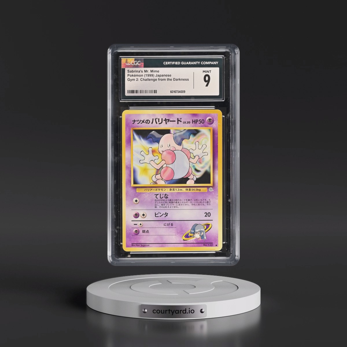 1999 Gym 2: Challenge from the Darkness Sabrina's Mr. Mime (CGC 9 MINT)