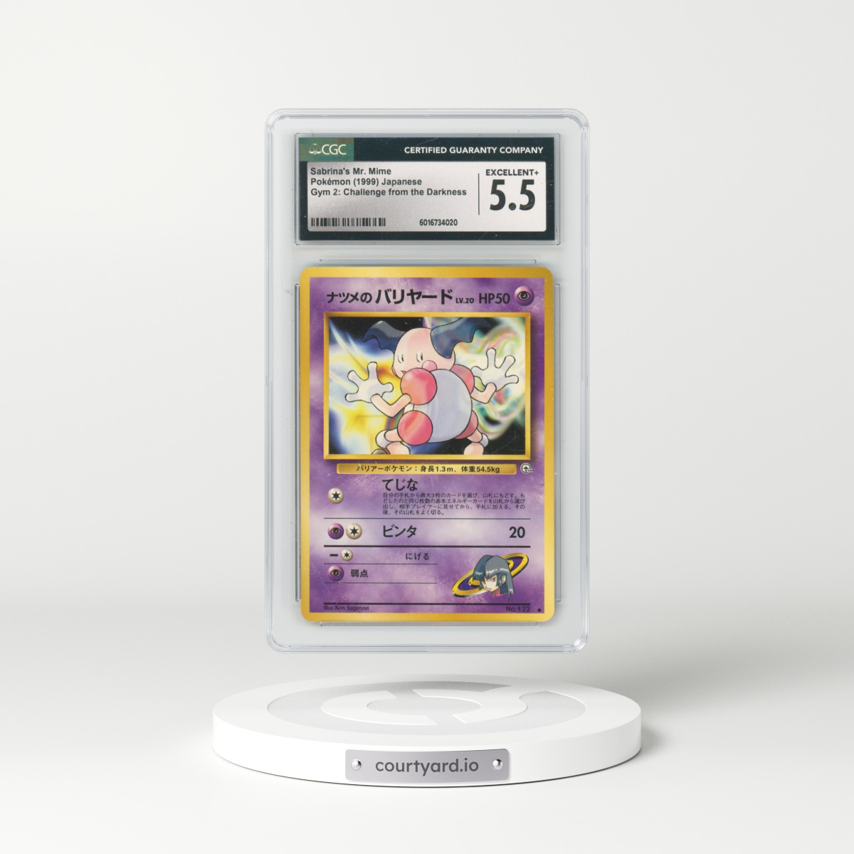 1999 Gym 2: Challenge from the Darkness Sabrina's Mr. Mime (CGC 5.5 EX+)